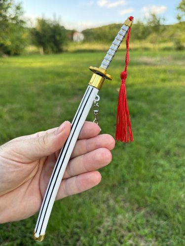 Fém Anime kulcstartó Zenitsu Nichirin